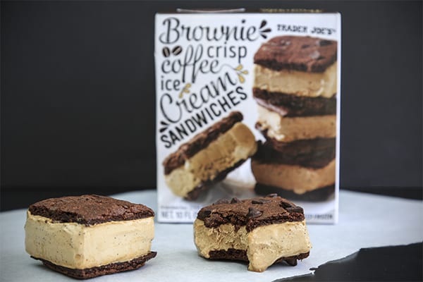 Brownie Crisp Coffee Glass Smörgåsar |  trader joe's glutenfria livsmedel