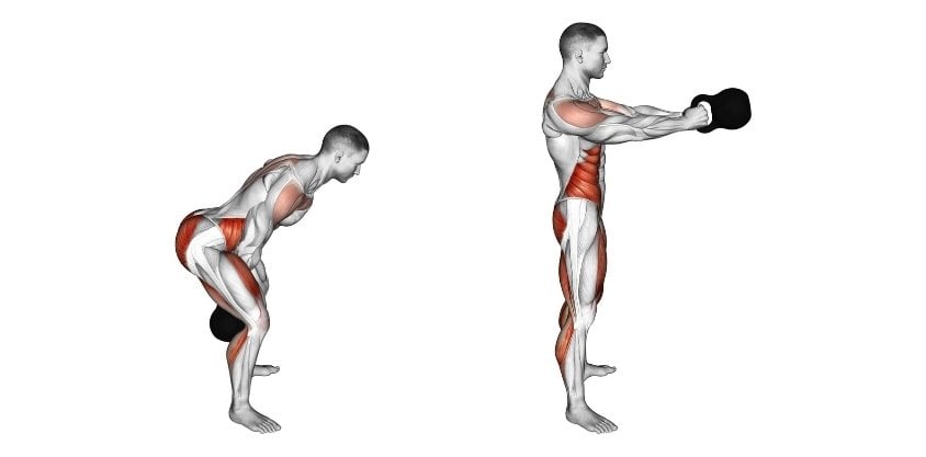 Kettlebell Swings - träningsplan för hela kroppen